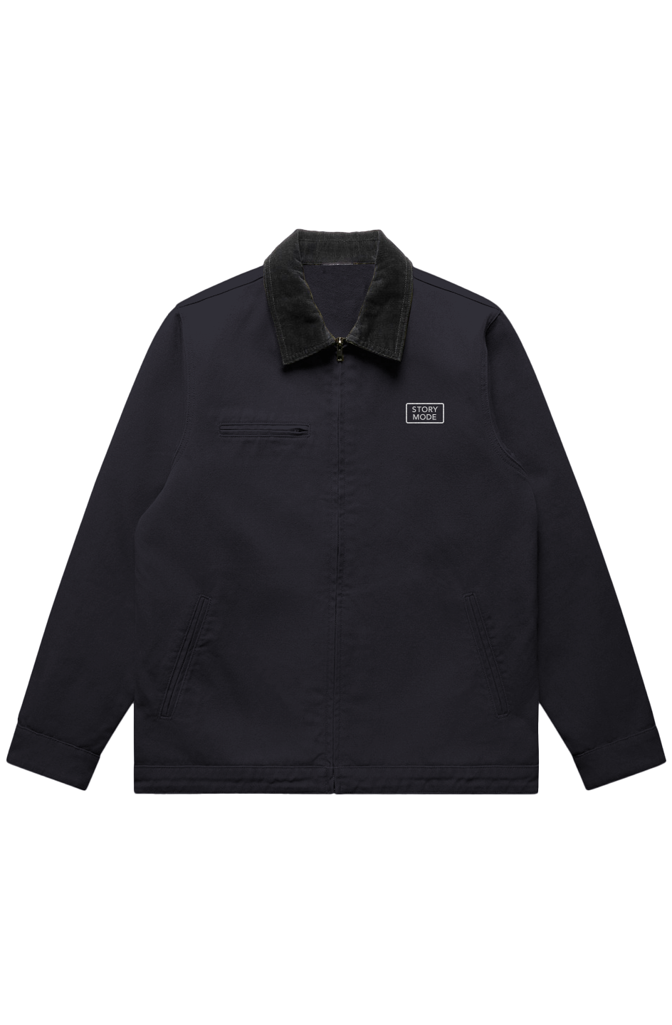 StoryMode Canvas Cord Collar Jacket Blue