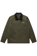StoryMode Canvas Cord Collar Jacket Navy Green