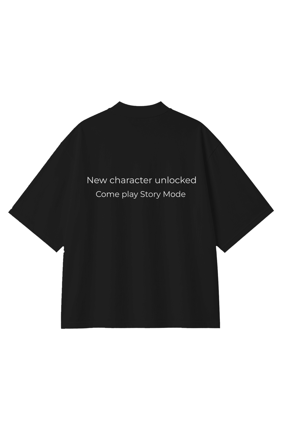 New character unlocked Oversized Tee Black