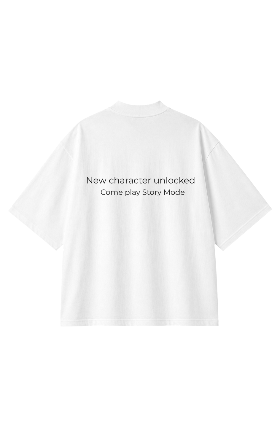 New character unlocked Oversized Tee White