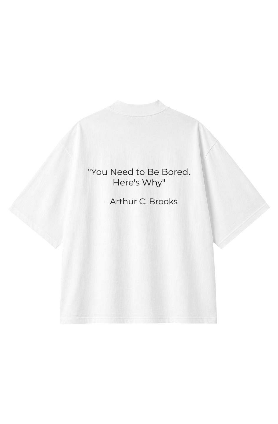 Arthue Brooks Oversized Tee White