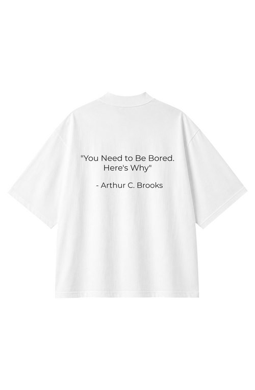 Arthue Brooks Oversized Tee White