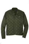 Story Mode Quilted Full Zip Jacket Green