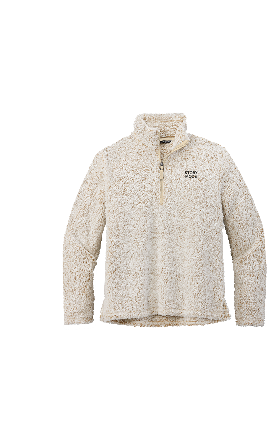 Story Mode Cozy Zip Fleece cream