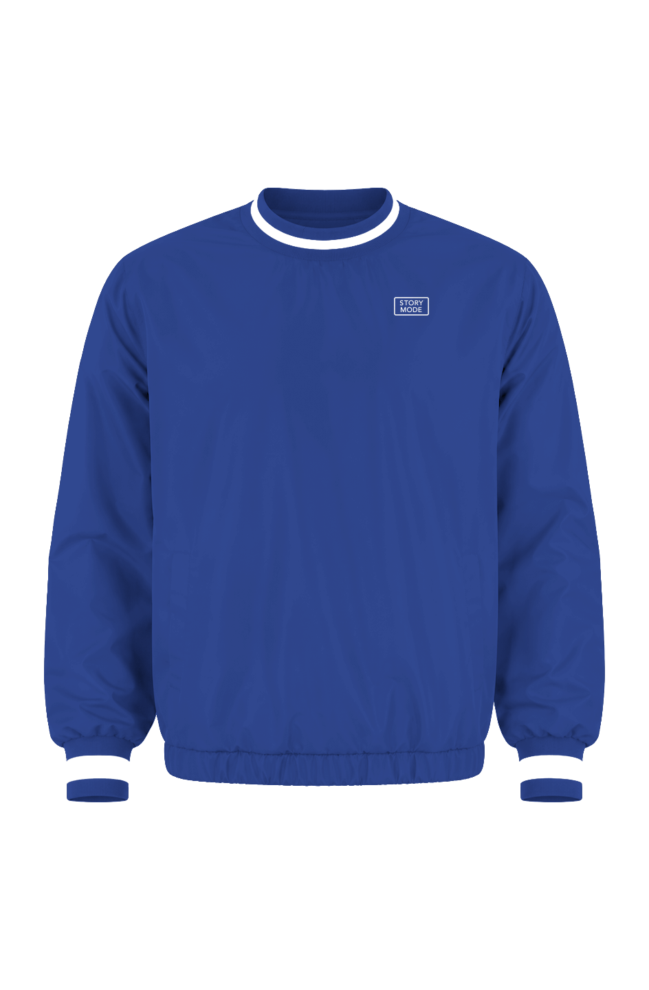 Story Mode Alternate Crewneck Windbreaker Blue