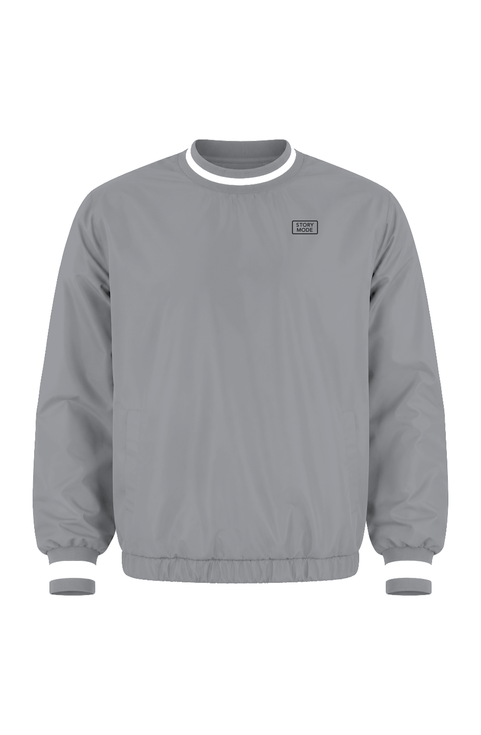 Story Mode Alternate Crewneck Windbreaker Grey