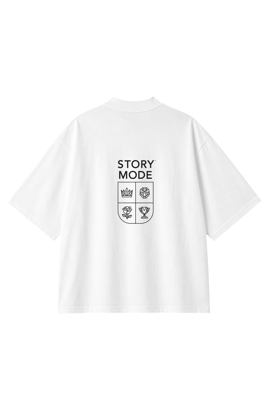Story Mode Alternate Oversized Tee White