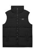 Story Mode Puffer Vest Jacket Black
