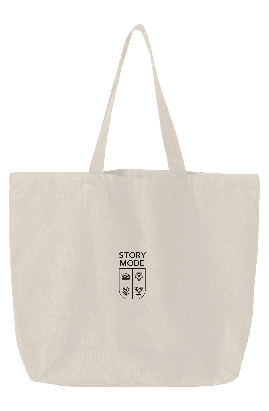 Story Mode Jumbo Tote Beige
