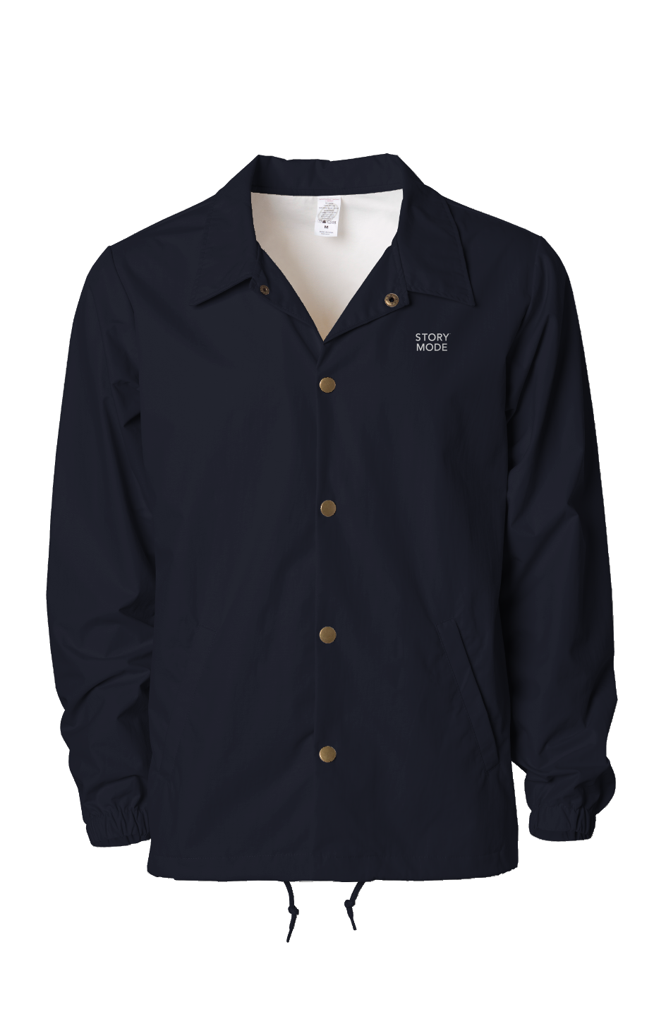 Story Mode Windbreaker Coaches Jacket Navy